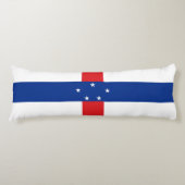 Coussins Longs Drapeau des Antilles Pays-Bas (Devant)