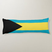Coussins Longs Drapeau Des Bahamas (Dos)