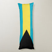 Coussins Longs Drapeau Des Bahamas (Dos (Vertical))