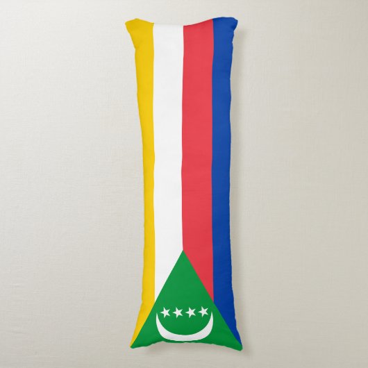 Coussins Longs Drapeau des Comores (Devant (Vertical))