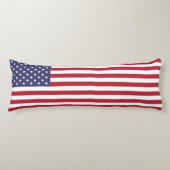Coussins Longs Drapeau des États-Unis (Devant)