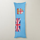 Coussins Longs Drapeau des Fidji (Dos (Vertical))