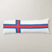 Coussins Longs Drapeau des îles Féroé (Dos)