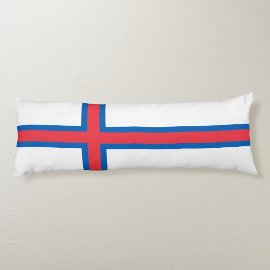 Coussins Longs Drapeau des îles Féroé (Dos)