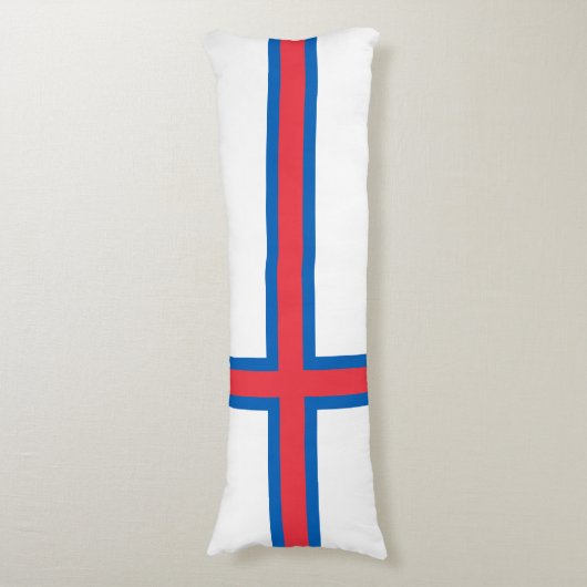 Coussins Longs Drapeau des îles Féroé (Devant (Vertical))