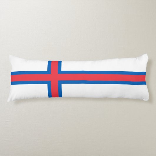 Coussins Longs Drapeau des îles Féroé (Devant)