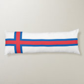 Coussins Longs Drapeau des îles Féroé (Dos)