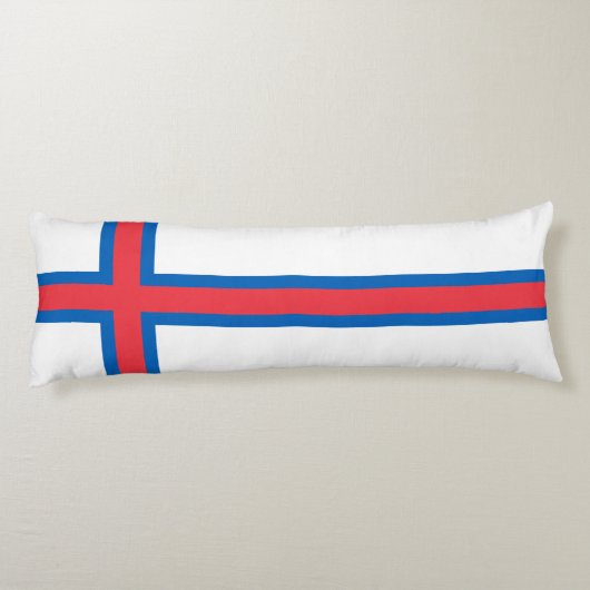 Coussins Longs Drapeau des îles Féroé (Dos)