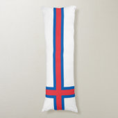 Coussins Longs Drapeau des îles Féroé (Devant (Vertical))