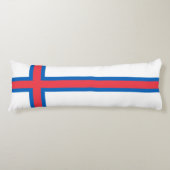 Coussins Longs Drapeau des îles Féroé (Devant)