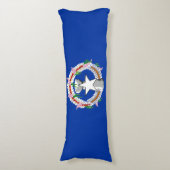 Coussins Longs Drapeau des îles Mariannes du Nord (Devant (Vertical))