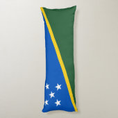Coussins Longs Drapeau des Îles Salomon (Dos (Vertical))