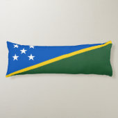 Coussins Longs Drapeau des Îles Salomon (Devant)
