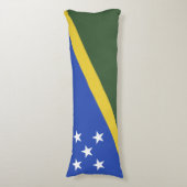 Coussins Longs Drapeau des Îles Salomon (Devant (Vertical))