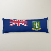 Coussins Longs Drapeau des îles Vierges britanniques (Dos)