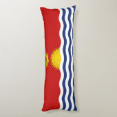 Coussins Longs Drapeau des Kiribati (Dos (Vertical))