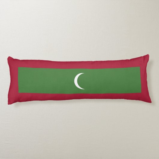 Coussins Longs Drapeau des Maldives (Dos)