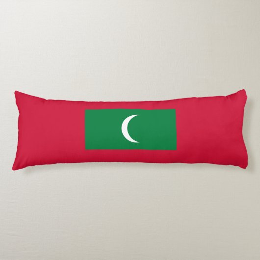 Coussins Longs Drapeau des Maldives (Devant)