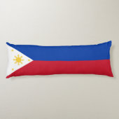 Coussins Longs drapeau des Philippines (Dos)