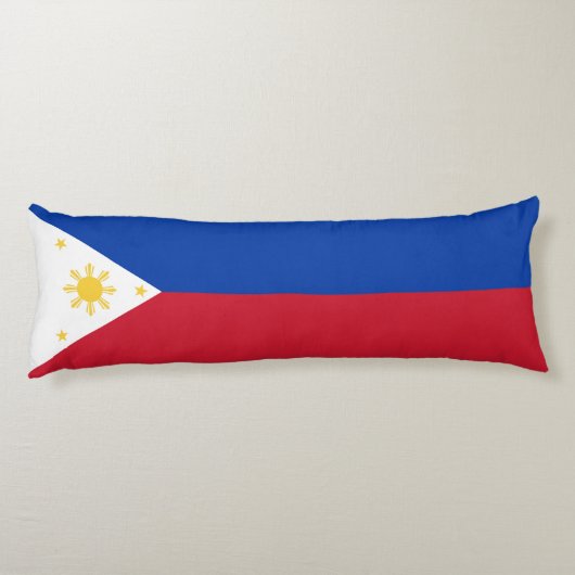 Coussins Longs drapeau des Philippines (Dos)