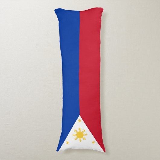 Coussins Longs drapeau des Philippines (Devant (Vertical))