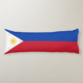 Coussins Longs drapeau des Philippines (Devant)