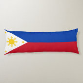 Coussins Longs Drapeau des Philippines (Dos)