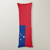 Coussins Longs Drapeau des Samoa (Dos (Vertical))