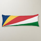 Coussins Longs Drapeau des Seychelles (Dos)