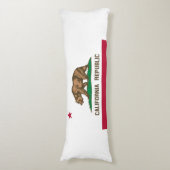 Coussins Longs Drapeau d'État de la République de Californie (Devant (Vertical))