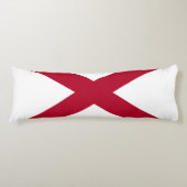 Coussins Longs Drapeau d'État de l'Alabama (Devant)