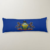 Coussins Longs Drapeau d'État de Pennsylvanie (Dos)