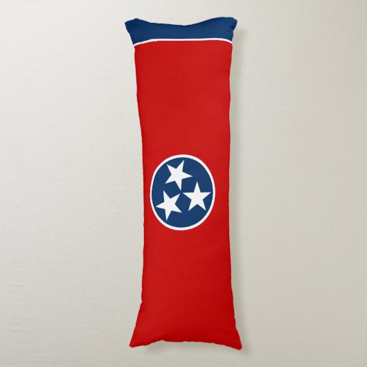 Coussins Longs Drapeau d'état du Tennessee (Devant (Vertical))