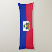 Coussins Longs Drapeau d'Haïti (Dos (Vertical))