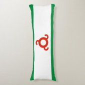 Coussins Longs Drapeau d'Ingouchie (Devant (Vertical))