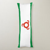Coussins Longs Drapeau d'Ingushetia (Dos (Vertical))