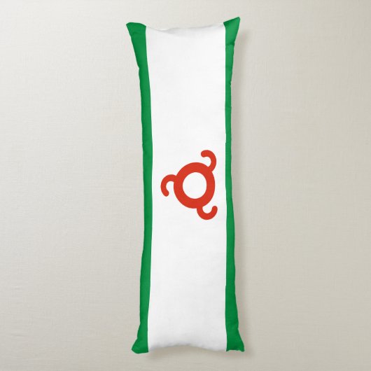 Coussins Longs Drapeau d'Ingushetia (Dos (Vertical))