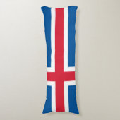 Coussins Longs Drapeau d'Islande (Devant (Vertical))