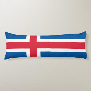 Coussins Longs Drapeau d'Islande