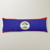 Coussins Longs Drapeau du Belize (Dos)