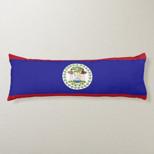 Coussins Longs Drapeau du Belize (Devant)