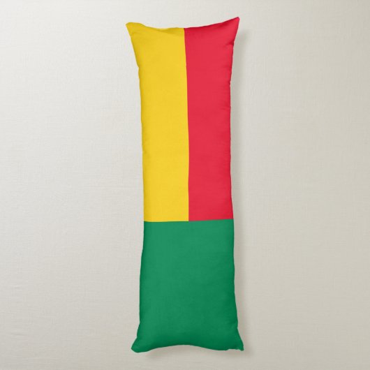 Coussins Longs Drapeau du Bénin patriotique (Dos (Vertical))
