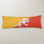 Coussins Longs Drapeau du Bhoutan patriotique (Dos)