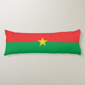 Coussins Longs Drapeau du Burkina Faso patriotique (Devant)