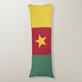 Coussins Longs drapeau du Cameroun (Devant (Vertical))