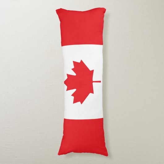 Coussins Longs Drapeau du Canada (Devant (Vertical))