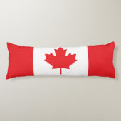 Coussins Longs Drapeau du Canada (Devant)