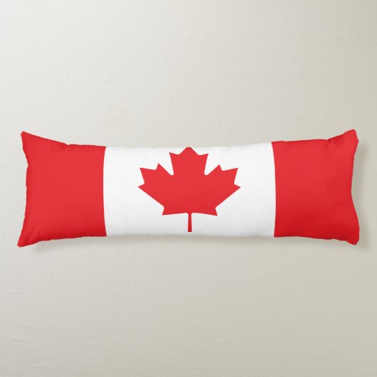 Coussins Longs Drapeau du Canada (Devant)
