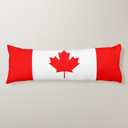 Coussins Longs Drapeau du Canada (Devant)