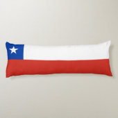 Coussins Longs Drapeau du Chili (Dos)